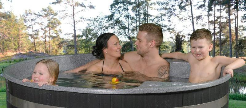 Wellness Huette Am Zwenkauer See Bei Leipzig Ngoại thất bức ảnh