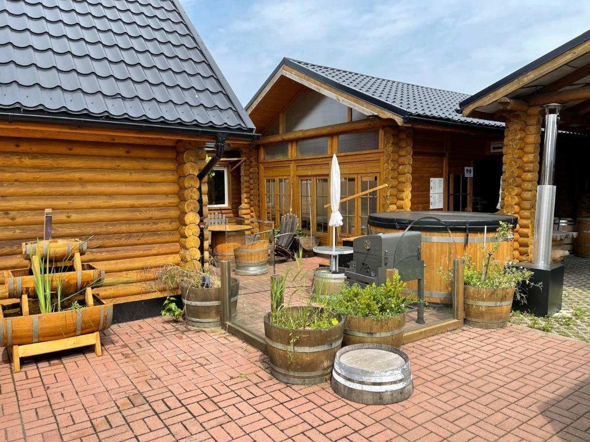 Wellness Huette Am Zwenkauer See Bei Leipzig Ngoại thất bức ảnh